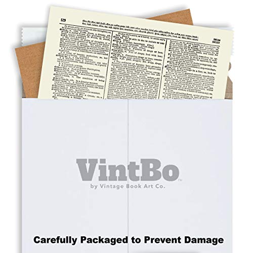 Vintbo Oranges, Fruit Decor, Vintage Dictionary Art Print, Modern Contemporary Wall Art For Kitchen And Home Decor, Boho Art Print Poster, Country Farmhouse Wall Decor 8X10 Inches, Unframed #TOP3