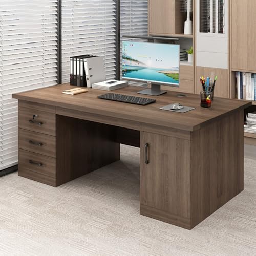 Hoixin �@�l�l���� �В��f�X�N ���[�t�� �����f�X�N �p�\�R���f�X�N ���L�V�� ���ω׏d150kg ���t�������o�� �T�C�h�L���r�l�b�g�t�� �z�����݌v ���⋭�\�� ��c�p�e�[�u�� ������ �I�t�B�X ��� ��ƂɓK���Ă��܂�(�u���E��,120x60x