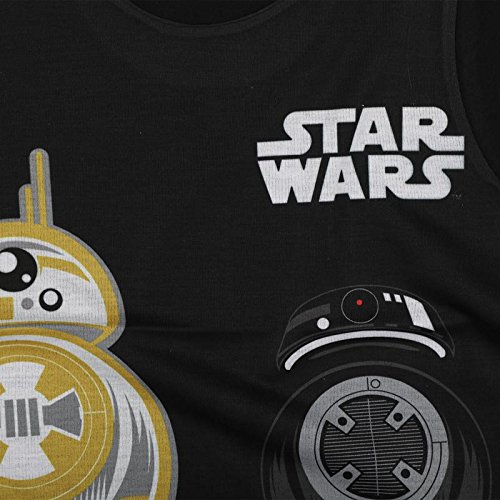 Image of Star Wars Boys Cotton Poly Round Neck Short Sleeves Tshirt - Black (DSW0017.2 8-9Y)