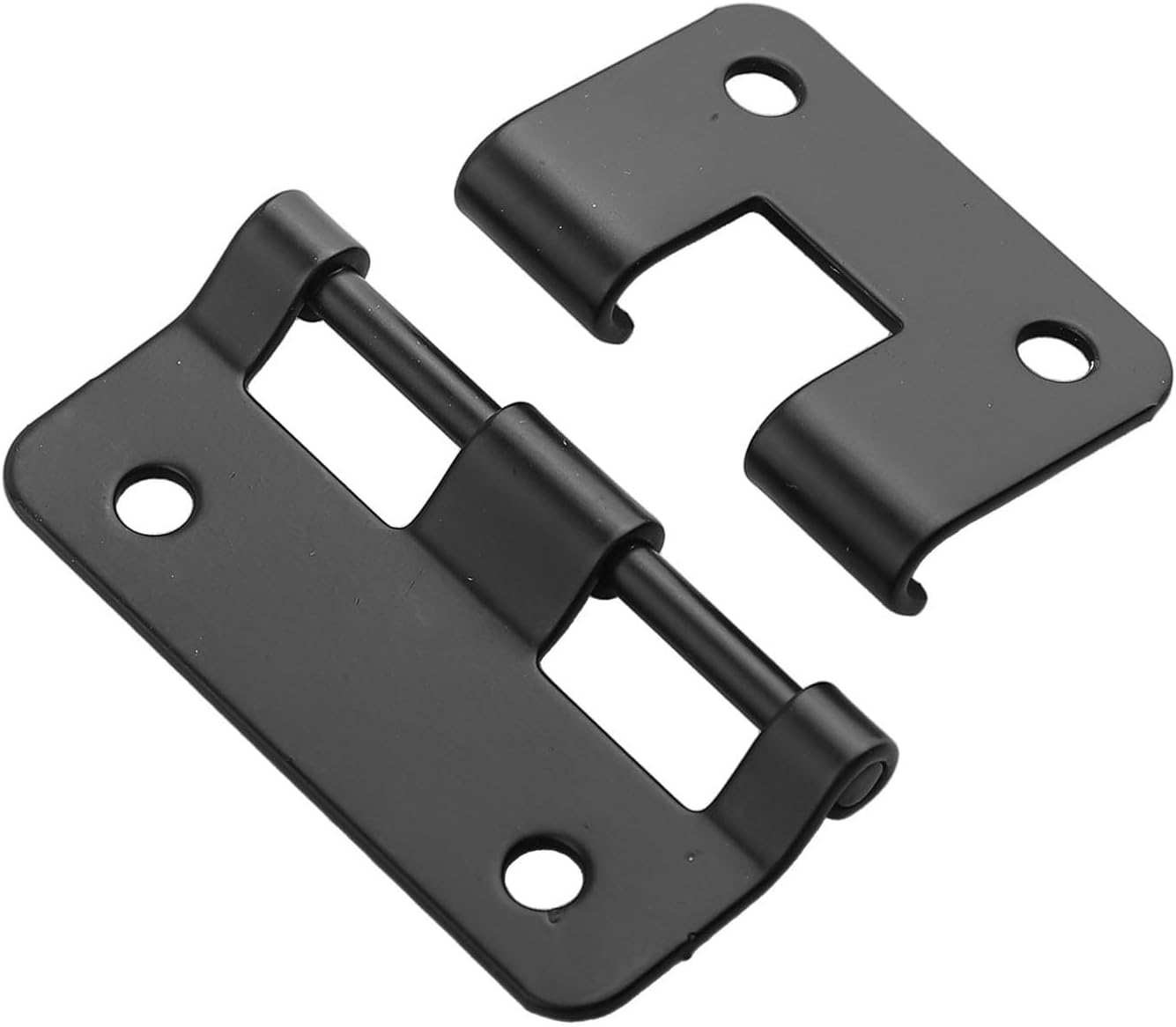 Detachable Hook Off Hinge for Instrument Cases, Flight Case Latch & Wooden Chest Fitting, Removable Cabinet Hinge, Iron Box Hardware in Black