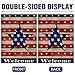 Dyrenson Home Decorative Large 4th of July Patriotic Star House Flag Double Sided, Welcome Quote House Yard Decor, Primitive Outdoor Decorations, USA Vintage Holiday Seasonal Flag 28 x 40