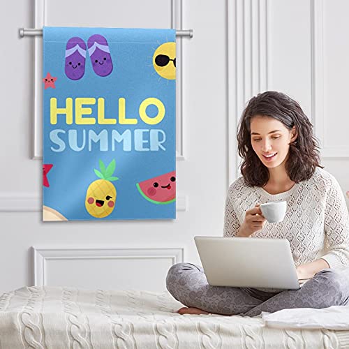 Drapeau ananas Hello Summer pour décorer votre jardin accueillant