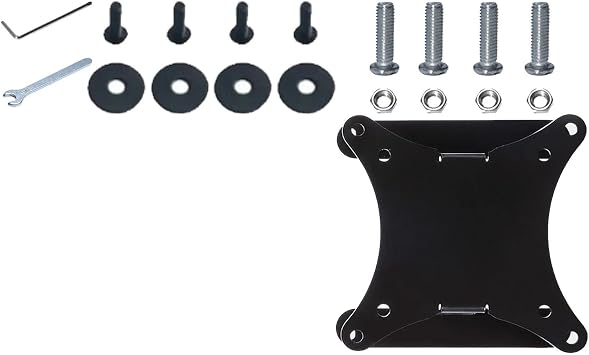 Compatible for DELL, Compatible for Alienware, AW2723DF AW2725Q AW3225QF AW3423DWF Monitors Wall Mount 75x75 100x100 Monitor VESA Adapter for Arms