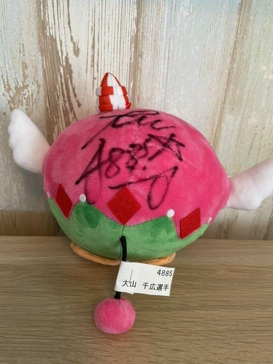 大山千広サイン入りぬいぐるみボート