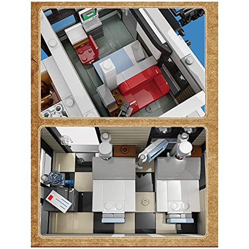 TYPIS Haus Bausteine, Horror Museum Architektur Bausteine Set, Modular Gebäude, Kompatibel mit LEGO Haus (3588… – Bild 7