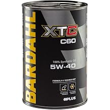 334040 1 Litre Car Engine Oil 5 W40 XTC C60 Polar Plus Fullerene tagliando