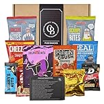Pub Snacks Hamper Gift Set - Savoury Snacks Box Includes 11 Bar Snacks Savoury, Pork scratchings, Nuts, Crisps, Beef Jerky, Quiz Card and Much More. Pub Treats Box & Snack Gifts