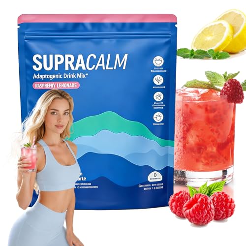 Cortisol Cocktail Pulver 20 Sticks: Cortisol Cocktail Pulver - Supercalm Pulver für Cortisol Senken Abnehmen - Theanin Ashwagandha Magnesiumglycinat & Vitamin D3 - für Männer und Frauen