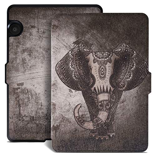 AIMERDAY Original Painting Folio Case for Kindle Voyage, PU Leather Magnetic Smart Cover