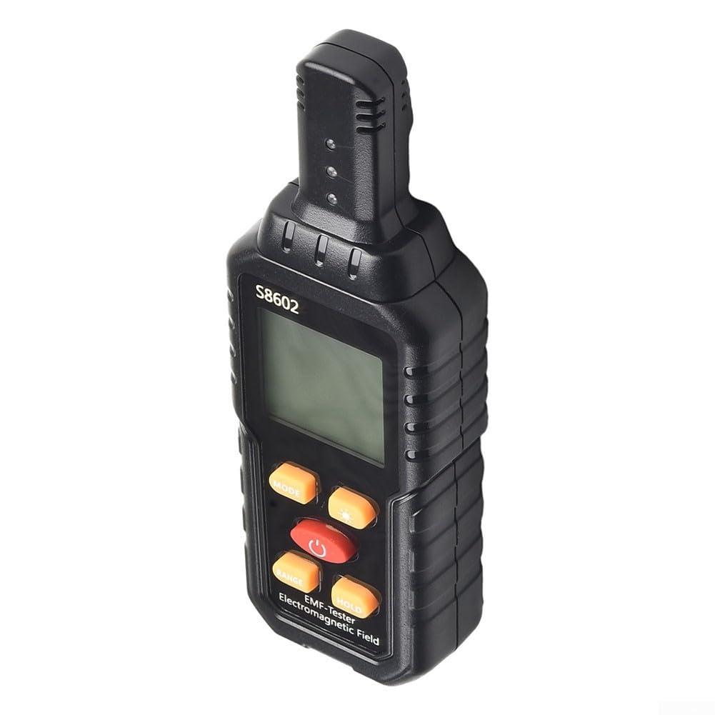 Medidor de radiación digital 3 en 1 con amplio rango de 5 Hz a 3500 MHz
