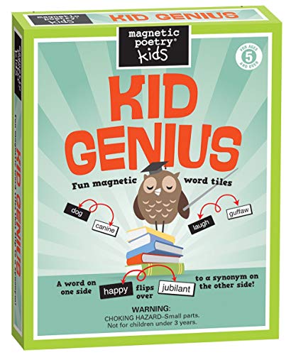 Magnetic Poetry - Kid Genius Kit - Ages 5 and Up - Words