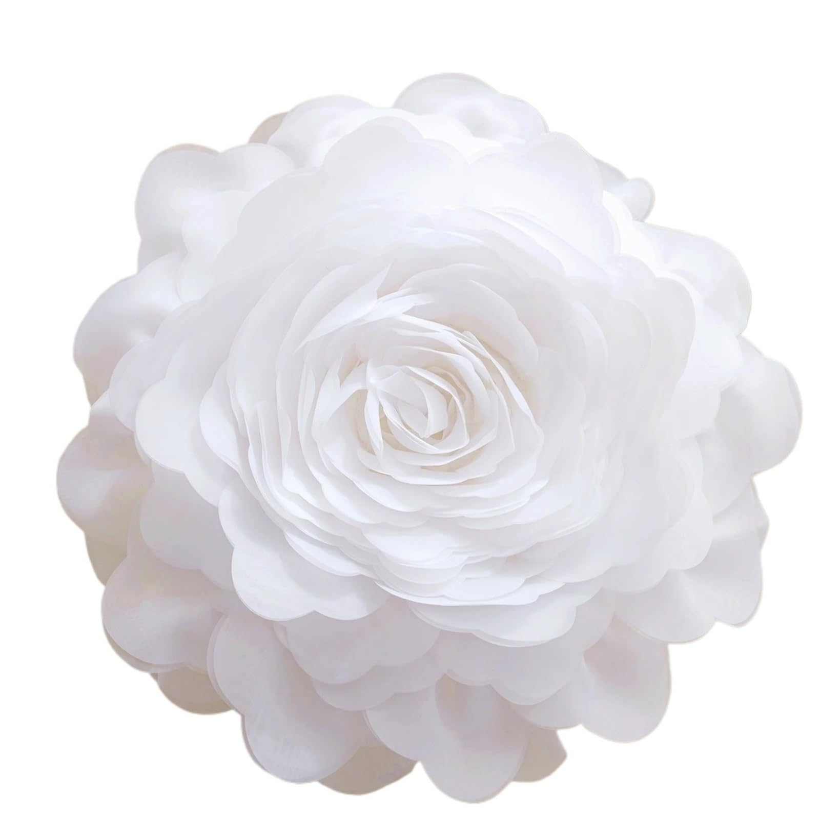 LCKKJHG Princess Wind Three-dimensional Tulle Flower Pillow Cover Luxury Ins Bedroom Bedside Cushion Floating Window(Color-05)