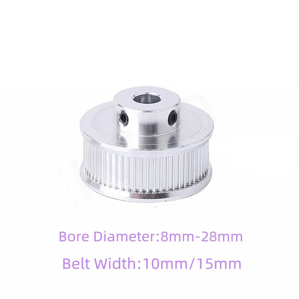1 Uds HTD 3M 100 Dientes BF polea de sincronización con Paso de Engranaje 3mm Agujero Interior de 8/10/12/14/15/19/20/25/28mm y Ancho de Superficie de Dientes 10/15mm (Color : 8mm, Size : 15mm