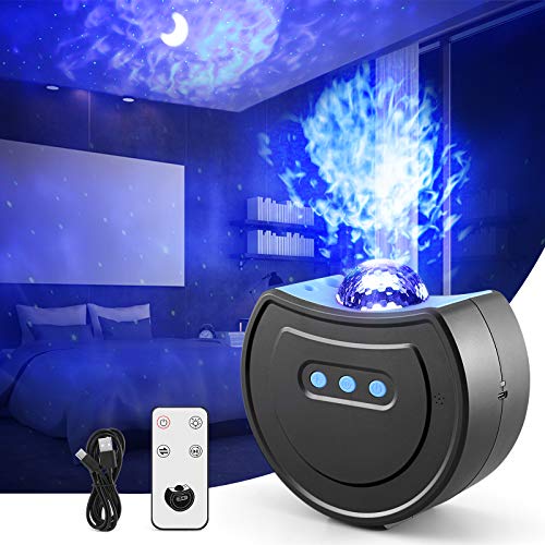 Star Projector, Galaxy Night Light Projector with Remote Control, Rechargeable LED Star Night Light for Kids Adults, Star Light Projector for Bedroom, Galaxy Star Projector for Ceiling with Nebula