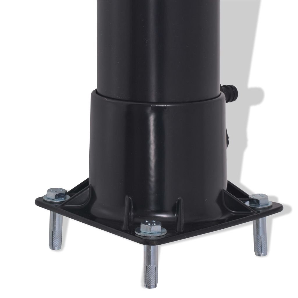 Festnight Doccia Solare in Inox 8 L Altezza 115 cm PVC Acciaio da Giardino/Piscina per Esterno