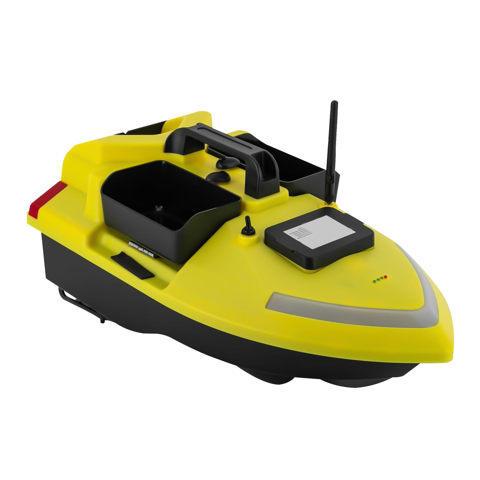 Barco de pesca GPS: barco de cebo teledirigido con motor dual y alcance de 1640 pies, ideal para pescadores, capacidad de depósito de 2 kg, batería de litio de 12000 mAh, para todas las