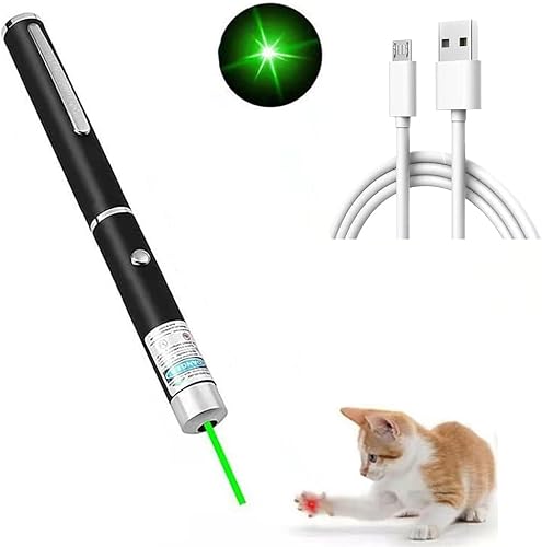 Miniatura 3 de WNZQK 3 unidades de puntero láser para gatos, perros y mascotas, juguetes interactivos de presentación láser, control remoto de presentación láser,