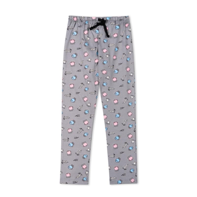 Image of Real Basics Girls Cotton All Over Print Pajamas(Pack of 3)