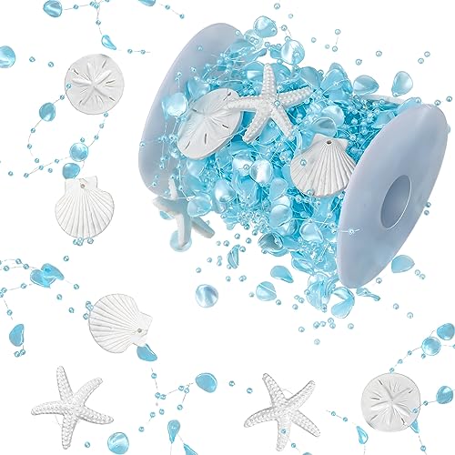 Yinder Christmas 32.8 ft Shell Starfish Garland Ocean Themed Garland