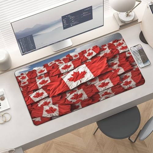 Tapete para escritorio bandera canadiense 30x60cm miniatura 6