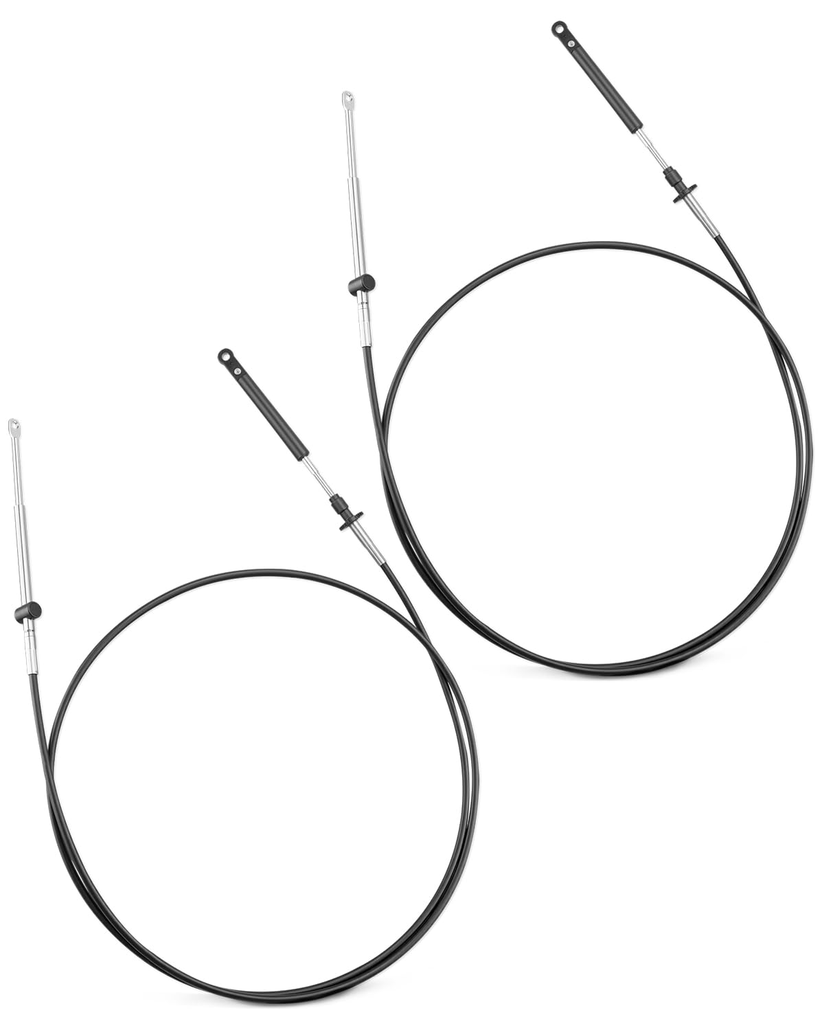 2 cavi di controllo remoto da 3,9 m per motore fuoribordo Johnson Evinrude BRP OMC, sostituisce 0173111