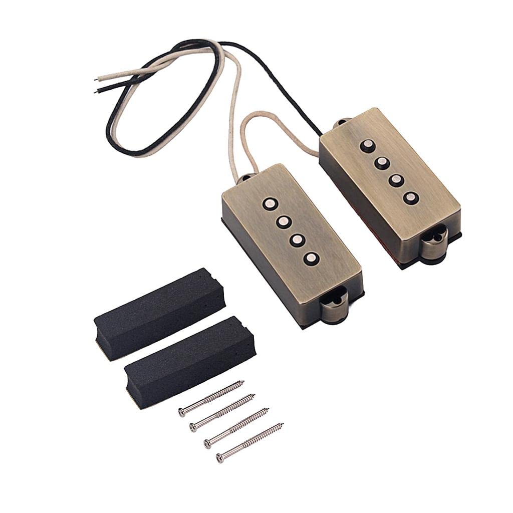 Alnico V 4-saitige P-Bass-Tonabnehmer im Vintage-Stil, Grün