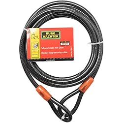 Cadena Anticizalla Sterling 124C - Cable de Seguridad de Bucle Doble autoenroscable (Recubrimiento de Vinilo, 12 mm x 4,5 m)