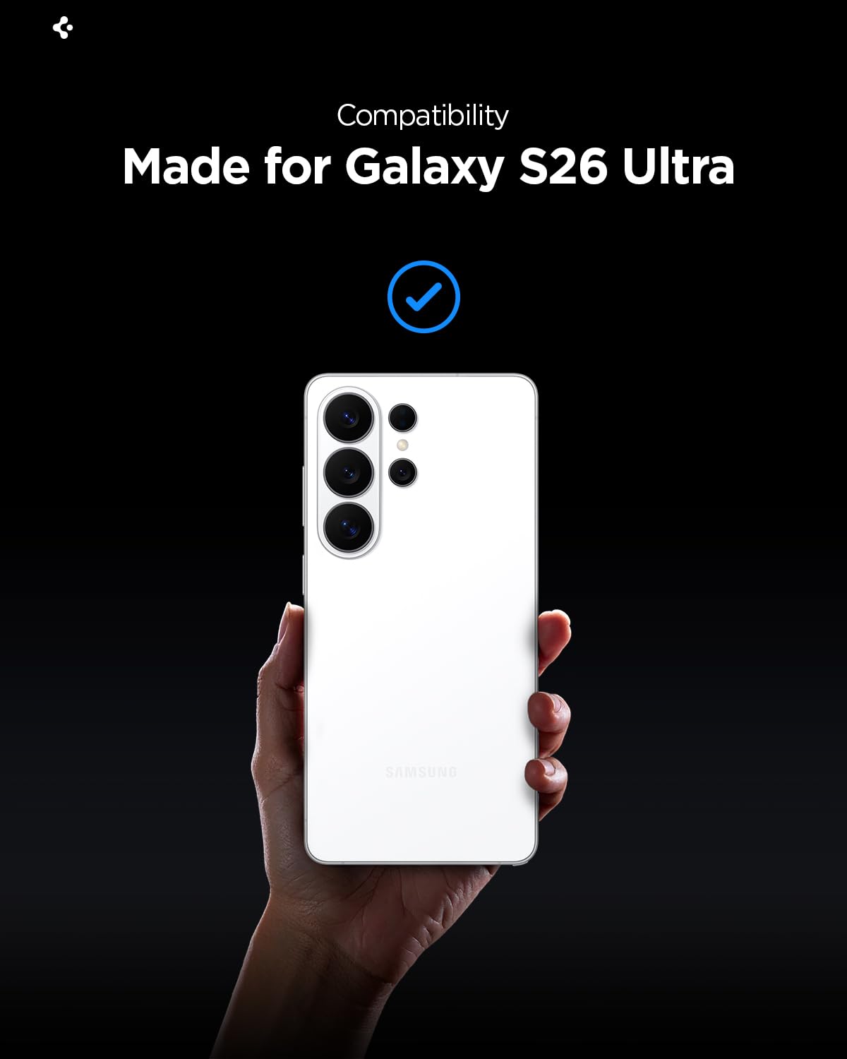Spigen Glas.tR EZ Fit Pro Verre Trempé pour Galaxy S26 Ultra, 2 Pièces, Dureté 10H+, Résistant aux Rayures