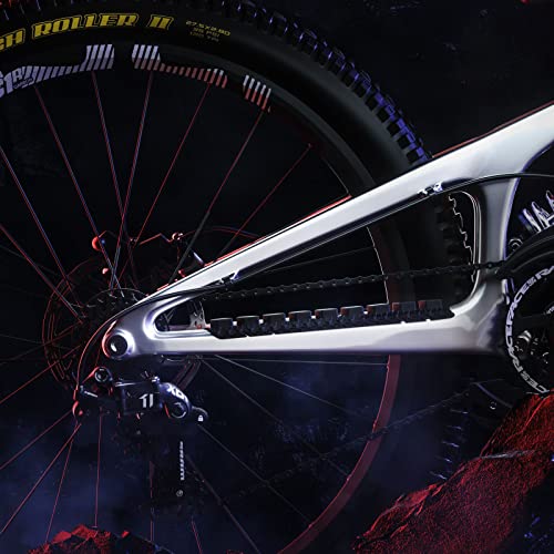 Mountain Bike Down Tube Frame And Chain Protector, Mtb Bicycle Frame Guard And Chain Support Protection Device-Protect The Bike From Collision And Scratch (E214) #TOP5