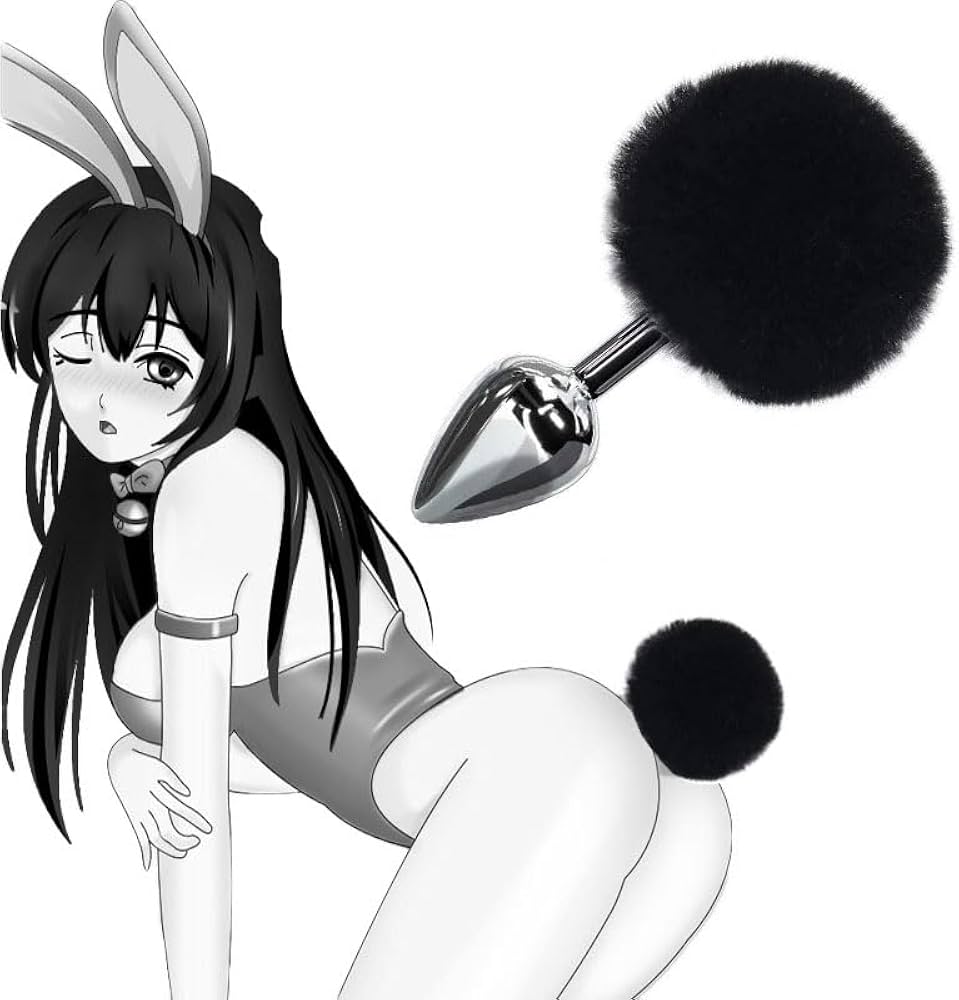 girl with bunny tail butt