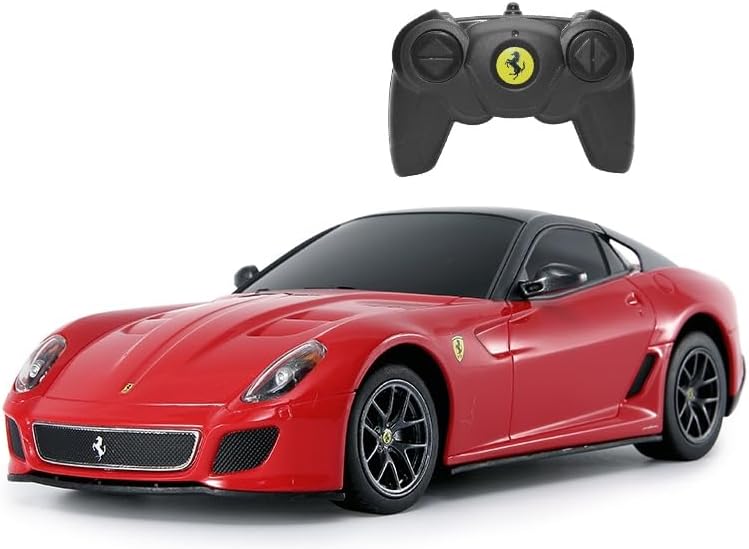 RASTAR 46400 1/24 Ferrari RC Car - Officially Licensed Ferrari 599 GTO Remote Control Car for Play and Display - Ideal Gift for Kids - Red