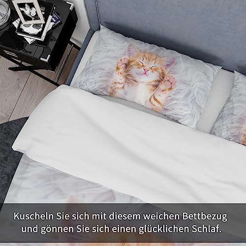 UGZDEA Cat Bed Linen Set 135x200cm - Image 4