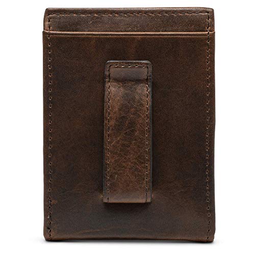WEBER'S PREMIER LEATHER - Dynasty Series - Men's Front Pocket Wallet - RFID Blocking Full Grain Leather3