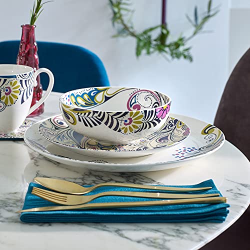 Denby Monsoon Cosmic Set Of 2 Dinner Plates, Mixed, 172048805 #TOP3