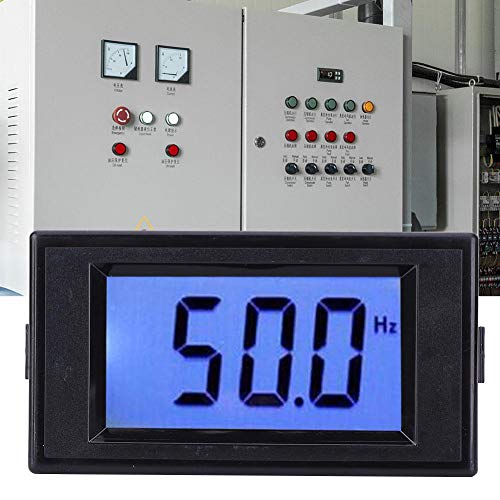 Image of D69-HZ Digital Display Frequency Meter, 10~199.9Hz AC80~300V Cymometer with LCD Display, AC80-300V is Suitable for Measuring Conventional voltages, Small Size