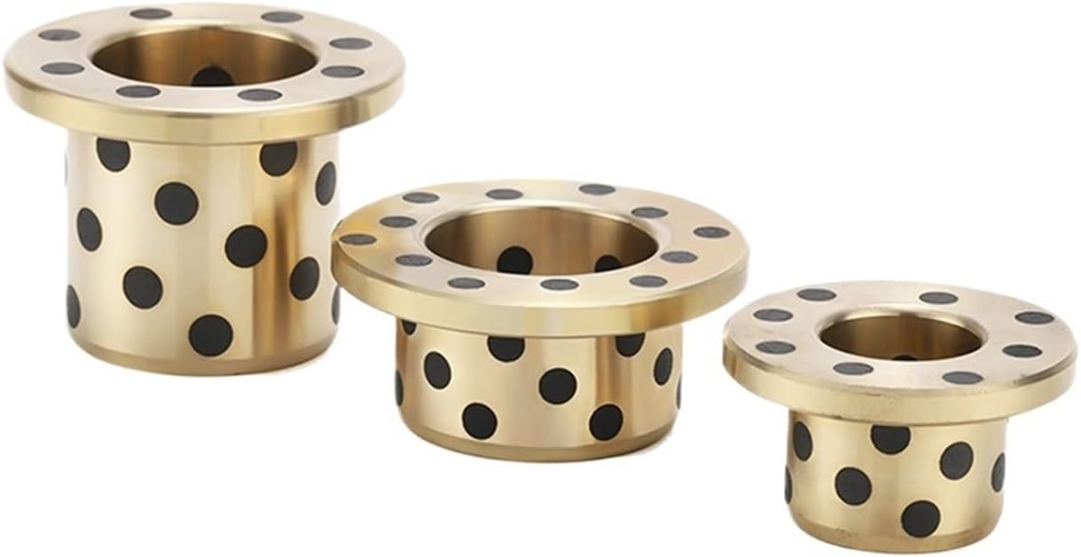 1pcs MPGZ40/50mm Inside Diameter Standard Thrust Flanged Brass Impregnated Graphite Oilless Bushing Linear(40x50x25-70x7)