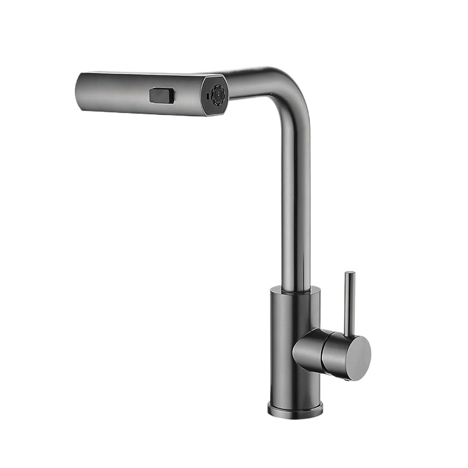 Ckafzmyjqbt Not Touch-Grey Touch On Kitchen Sink Faucets Of Pull Down Hot Cold Kitchen Sink Mixer Tap Stainless Steel Touch Waterfall Kitchen Faucet(Not Touch-Grey)