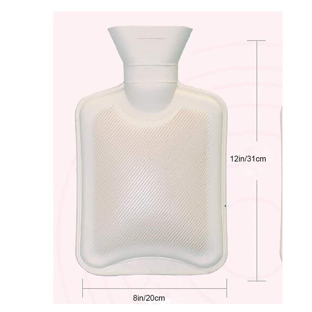 Wärmflasche, Winter-Winter-Wärmflasche, Handwärmer, süße Wärmtasche mit weichem, abnehmbarem Plüschbezug, tolles Geschenk for Frauen und Mädchen, 2-teiliger Handwärmer (Color : Pink, Size : 8 * 12in)