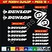 Adhésifs Stickers pegatina Dunlop Moto Motorcycle cod. 0569 (Bianco cod. 010)