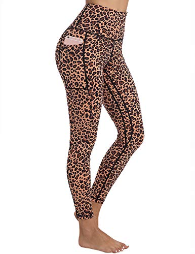 AY Pantalón Deportivo de Mujer Cintura Alta Control de Barriga Entrenamiento Running Fitness Estiramiento Yoga Legging y Pilates