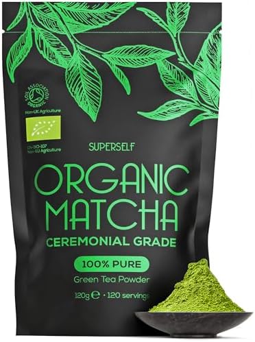 SuperSelf Organic Matcha Powder - Ceremonial Grade & 100% Pure - ...