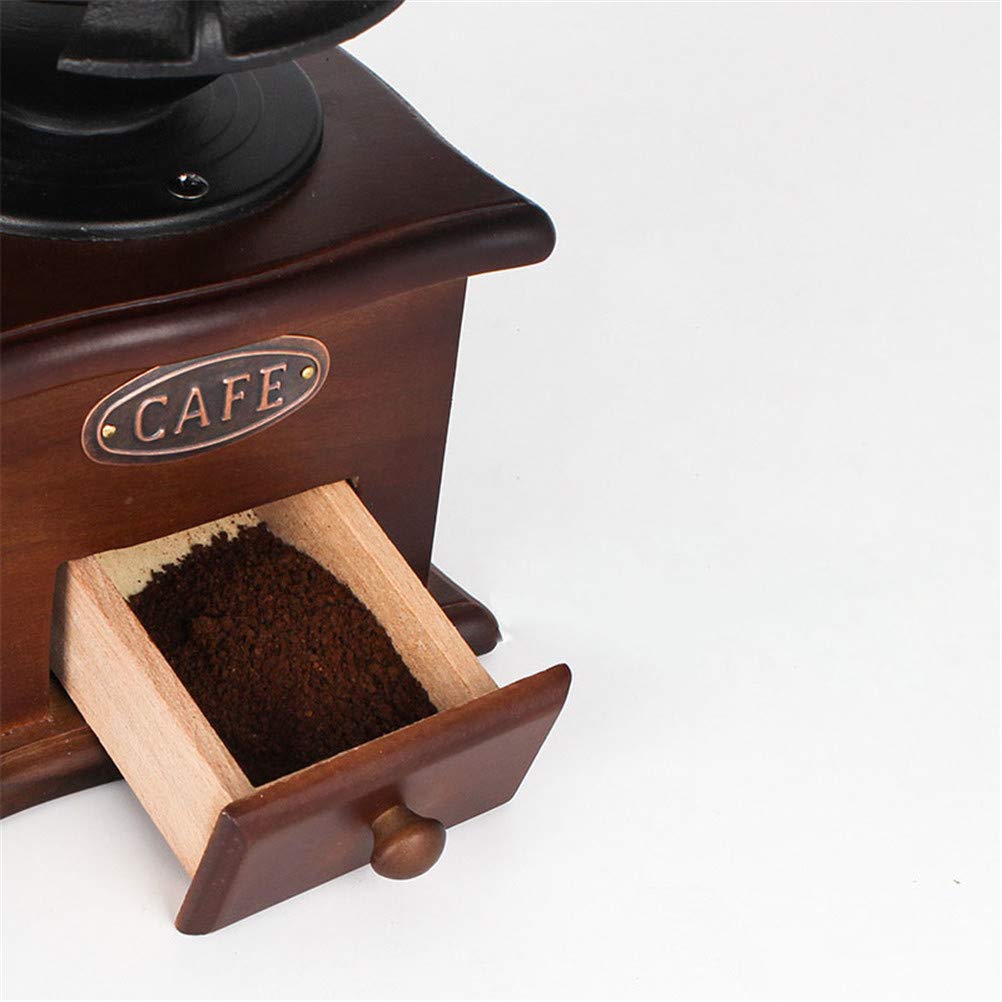 Manuale Del Chicco Di Caffè Retrò Classico In Ghisa Manovella Caffè Regolazioni Di Routine Regolabili Mulino Con Ceramica Rettifica Core Regalo Portatile Per Gli Amanti Del Caffè