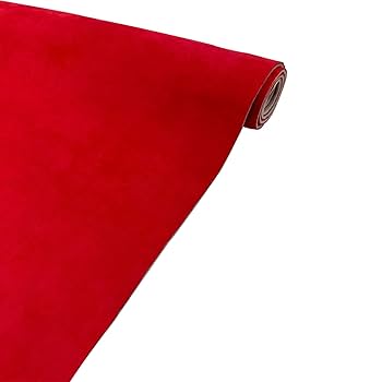 Amazon.com: Teemall Red Suede Headliner Fabric with Foam
