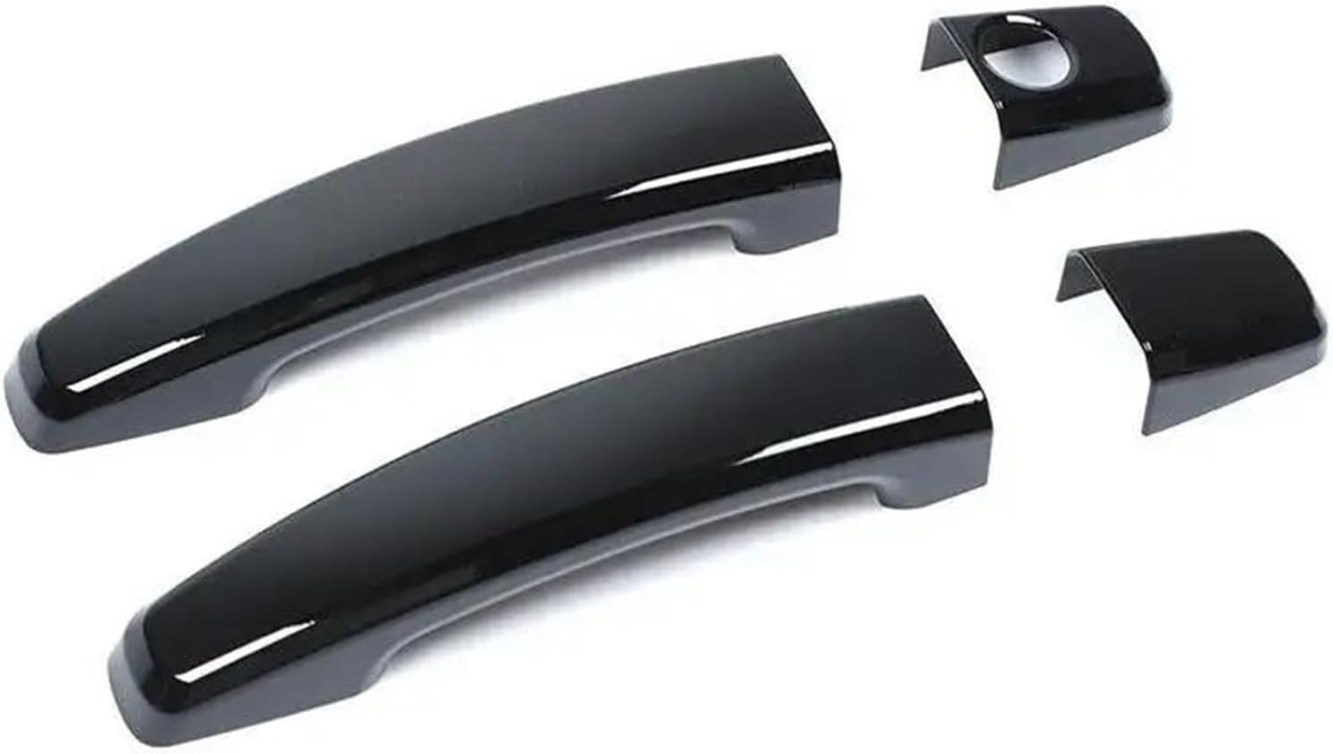 1 Pair Car Exterior Left Right Side Door Handle Cover Trim Cap Set For Chevy For Camaro 2010-2015 Protective Cover Handle Cover Shell Trim