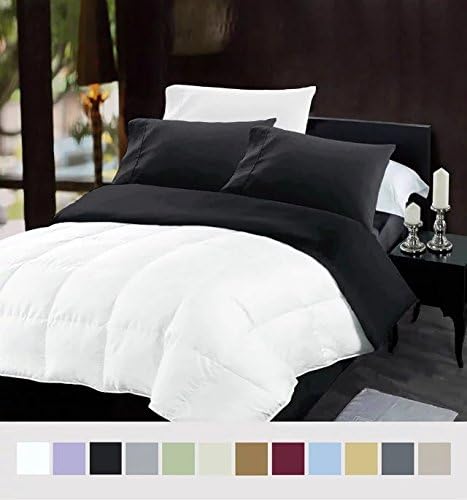 iCOVER BEDDING PLATINUM 1800 COLLECTION BRUSHED MICROFIBER BEDDING SET, Wrinkle and Fade resistant, 3Piece Bed Sheet Set (TWIN, black) 1 Flat Sheet + 1 Deep Pocket Fitted Sheet + 1Pillow Case