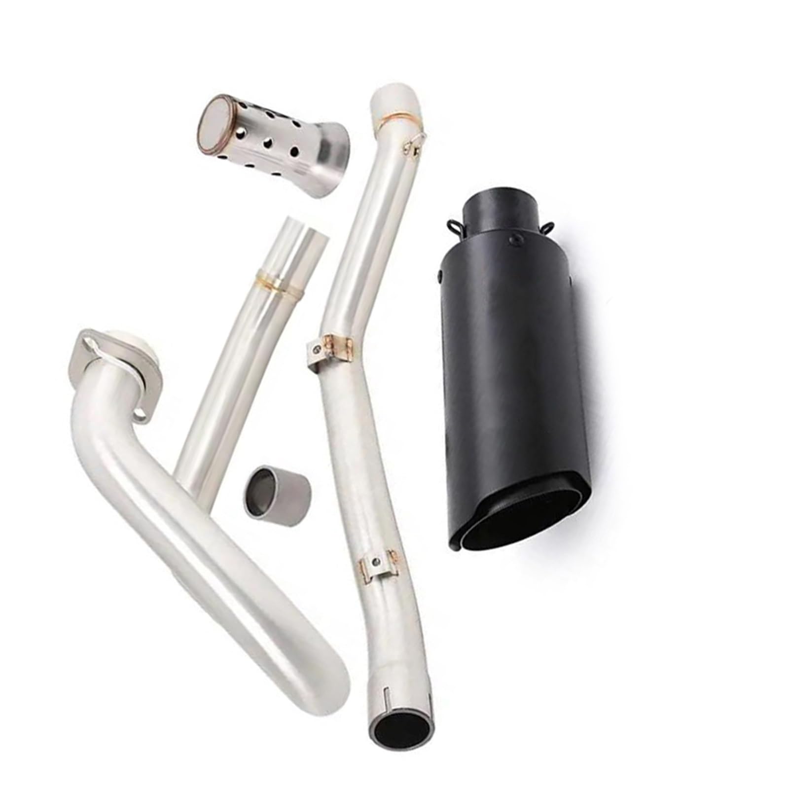 Sistema de escape Suzuki DR-Z400 con tubo de conexión medio y cabezal 2000-2025 8