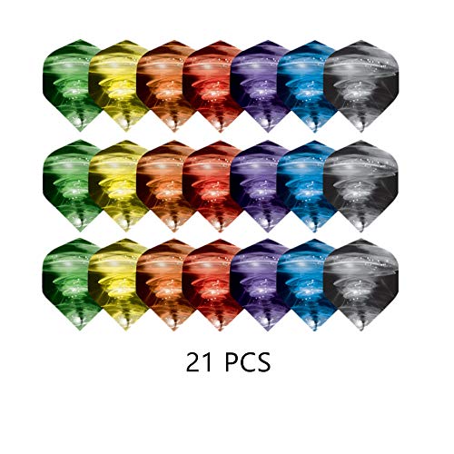 Lot De 66 Ailettes De Fléchettes Standard – PET Résistant, 3 Styles, 3,6x4,3 Cm – DIY Pour Fléchettes Souples Et Acier