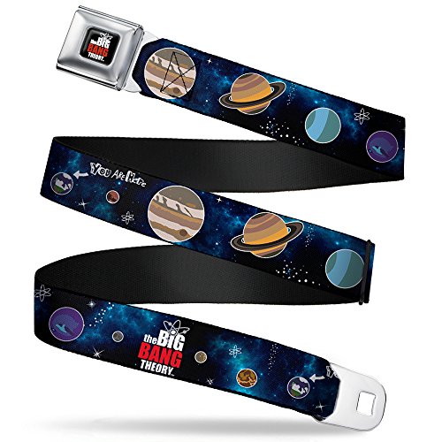 Cinturón de seguridad Buckle-Down duradero con hebilla metálica de The Big Bang Theory