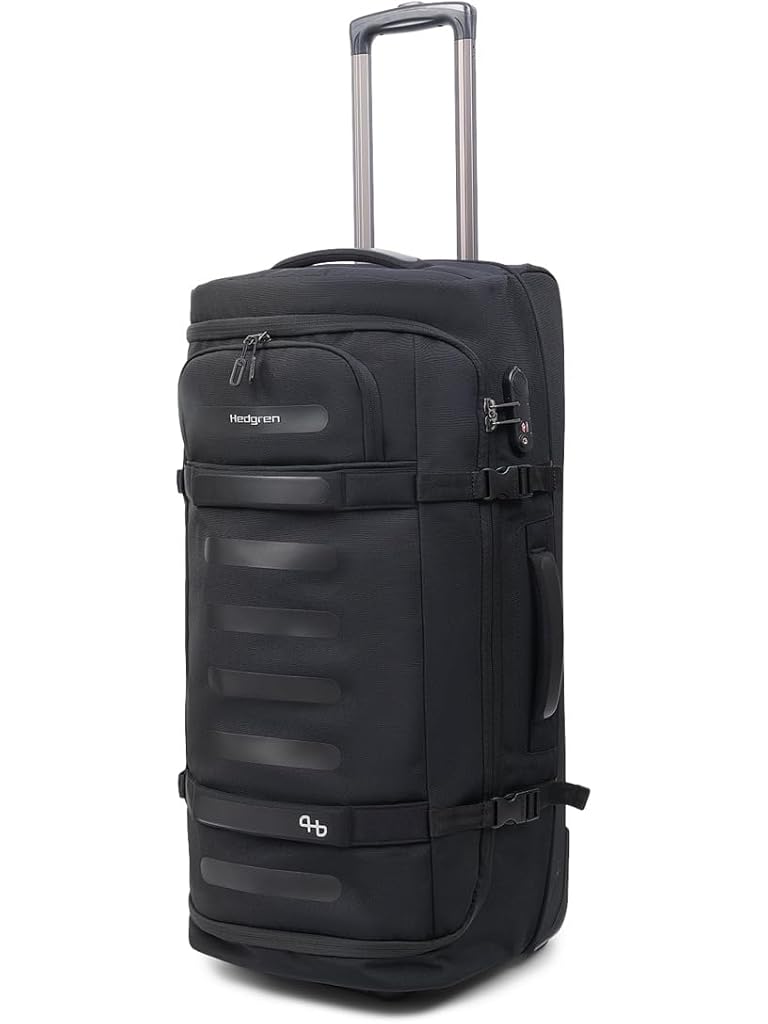Black Hedgren Compact Rolling Duffle
