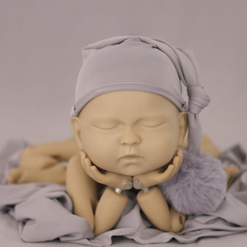 Miniatura 3 de Modelo de bebé de muñeca de plástico de 19.7 in, fotografía realista posando simulación articulada imita juguete de entrenamiento de simulación con